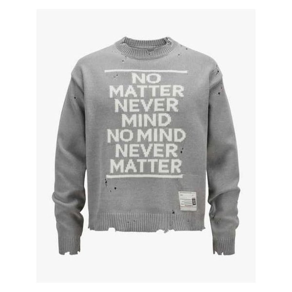 26SS 메종 미하라 야스히로 스웨터 A16SW511 GRAY DOM