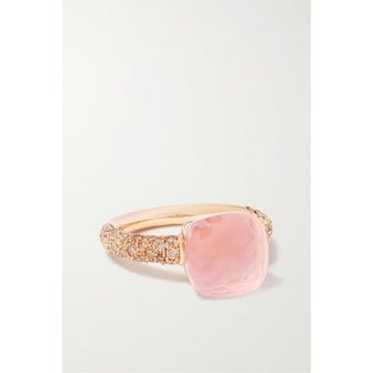 포멜라토 누도 클래식 18k 로즈 골드 멀티 스톤 링 1647597296987954