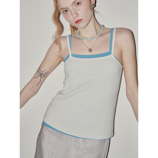 Essential Linen Knit Sleeveless Top_IVORY(315308)