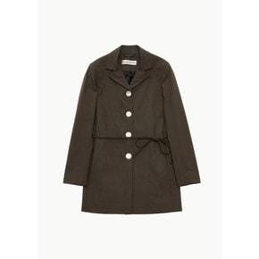 샌디리앙 24SS SANDY LIANG GREENE COAT IN BROWN