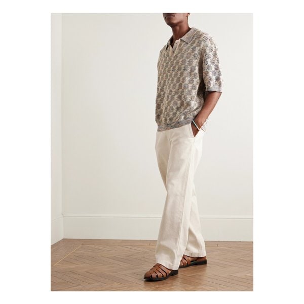 코리더 스트레이트 코튼 캔버스 팬츠 뉴트럴 1647597359459380