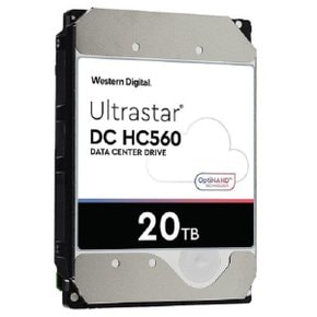 WD Ultrastar DC HC560 (WUH722020ALE6L4) 3.5 SATA HDD (20TB/AS5년)