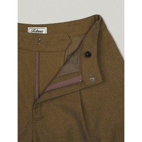 TWO-WAY WOOL SHORTS (CAMEL)