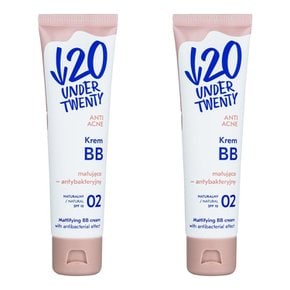 언더투앤티 BB 크림 SPF 10 02 Natural 60ml 2팩