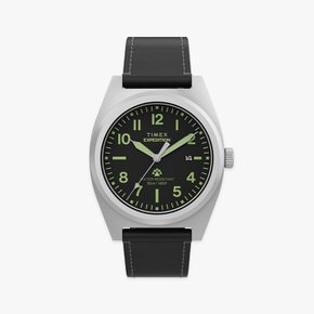 익스페디션 캡스톤 블랙 레더시계 39mm