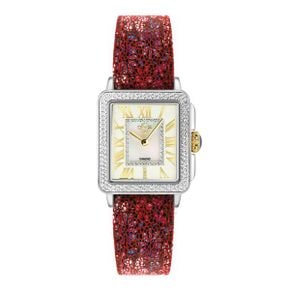 4441836 Gv2 By Gevril Padova Floral Quartz Mother of Pearl Dial Diamond Ladies Watch