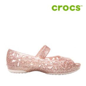 크록스 아동 샌달 /H12- 205461-6PIKids Crocs Isabella Flower Flat Barely Pink