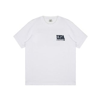 스포티앤리치 TS883WH WHITE 팀 USA 반팔 티셔츠