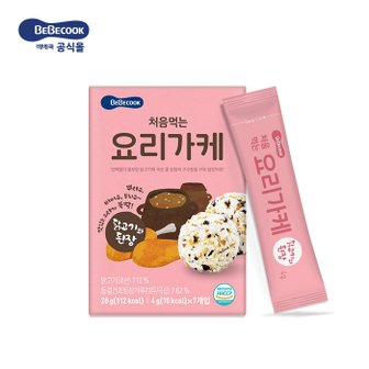 베베쿡 처음먹는 요리가케 닭고기와 된장 1개(4g x 7개입)