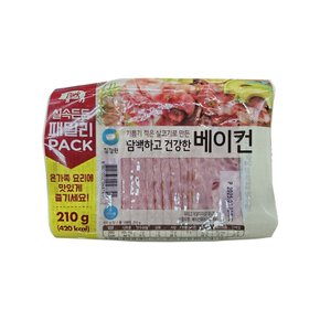냉장 청정원 담백건강한 베이컨 210g x 2개