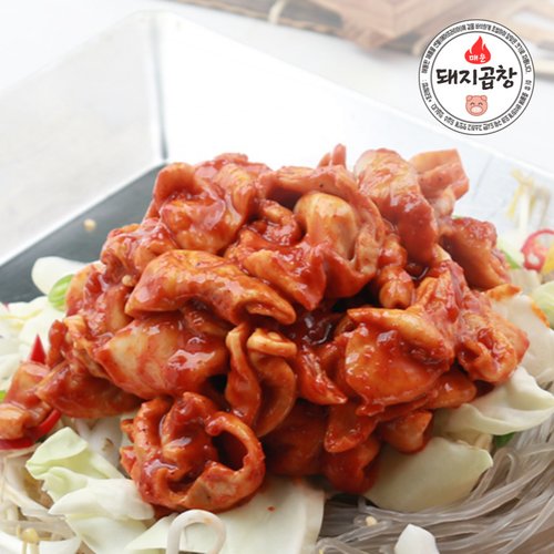 푸줏간명가 국내산 매운 돼지 곱창 500g