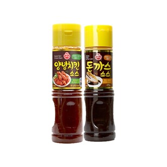  오뚜기 돈까스소스 470g + 양념치킨소스 490g