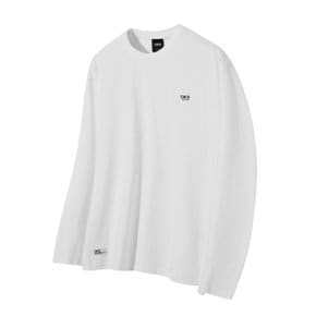 Basic Seam Point Long Sleeve T shirts  White  _P348918142