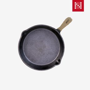 통주물 무쇠팬25CM 그리들 불판 라운드팬 휴대용 캠핑 용품
