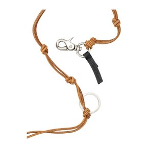 [해외배송] 아워레가시 엔그레이브드 W링 노트 가죽 키링 A4228LN NATURAL