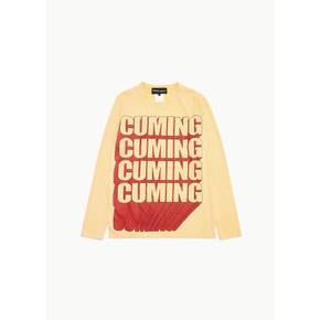 에드워드커밍 26SS Dan Mitchell Cuming Oversized Tee, Yellow