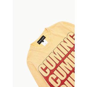 에드워드커밍 26SS Dan Mitchell Cuming Oversized Tee, Yellow