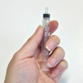 아트박스/굿즈하우스 파충류 피딩 반려동물 약 먹이 투약 피더 주사기 3ml