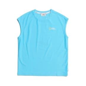 K232URG670 백로고 워터 슬리브리스 라운드티 2종택1