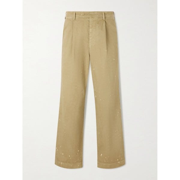 와이드 가먼트 다이드 코튼 치노 46376663162971236