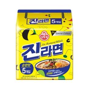 진라면 순한맛 5입 멀티