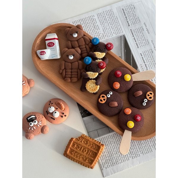 쿠키 베어 마그넷 냉장고 자석 6type