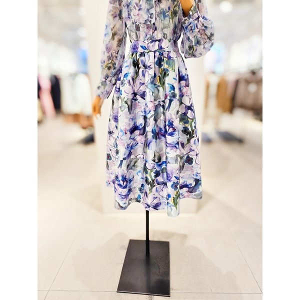 [파주점] [더아이잗컬렉션]워터컬러 플라워 플레어 스커트 CR5A0SK321