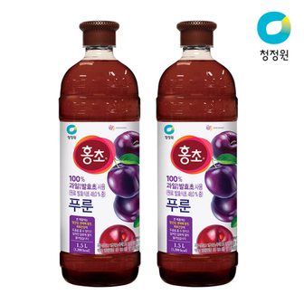 대상 청정원 홍초 푸룬 1.5L 2개