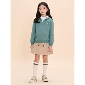 [시즌오프30%][BEANPOLE KIDS] 니트라이크 아노락 스웨트 셔츠  그린