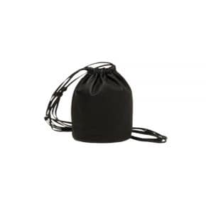 오라리 LEATHER BIG ROUND STRING POUCH (A23AB01AE BLACK) (레더 빅 라운드 스트링 파