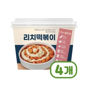 리치떡볶이 즉석조리용기컵 302g x4개