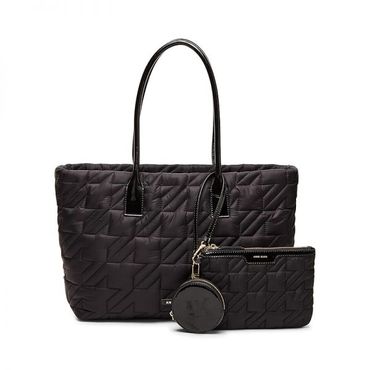 이스퀘어 3921638 Anne Klein Quilted Nylon Tote with Pouch