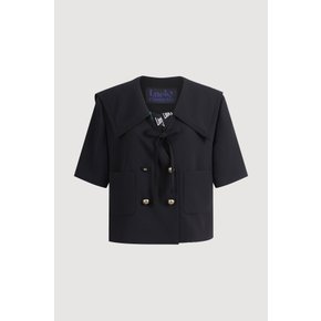 [스타필드 안성] 세일러 폴리 반팔 자켓 (LYJAM25540 BKX)
