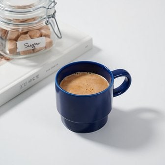 JAJU 브리즈 스태킹 머그컵 320ml 네이비 J70N901330300