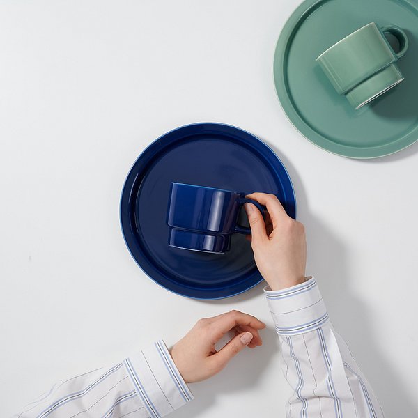 브리즈 스태킹 머그컵 320ml 네이비 J70N901330300