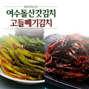 [웰빙촌] HACCP 인증 여수돌산갓김치6kg+여수고들빼기1kg