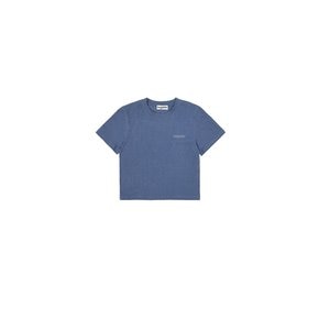 Logo Cropped T-Shirt (Blue)