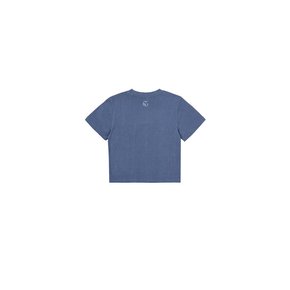 Logo Cropped T-Shirt (Blue)