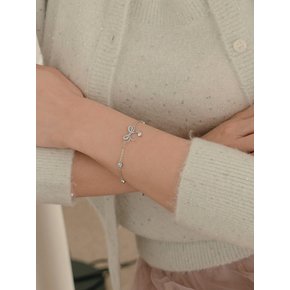 [Silver925] Evciler Bow drop Bracelet