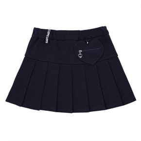 네이비 하트 장식 스커트(T54KBS040)