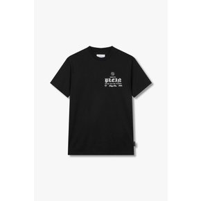 남성 고딕 로고 패치 크루넥 티셔츠(8614101023)