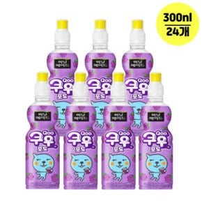 미닛메이드 쿠우 포도 주스 300ml 24펫 어린이 유아 간식 음료수