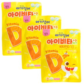아기상어 아이비타+D 아연 40정 x 3개