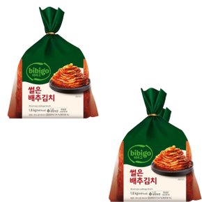 비비고 썰은 배추김치 1.8kg X 2개