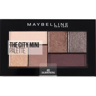  Maybelline 메이블린뉴욕 시티 미니 아이섀도우 팔레트 410 칠 6g