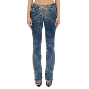 24SS 디젤 데님 스트레이트 팬츠 A14555 0PGAL01 DENIM