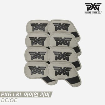  [카네정품]2023 PXG L&L 아이언 헤드커버[베이지][남여공용][1SET/8PC]