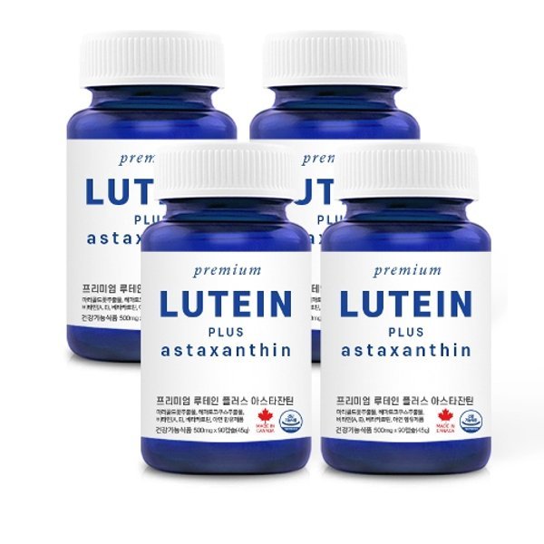 내추럴영 루테인 플러스 아스타잔틴 12개월 4병