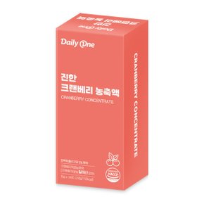 진한 크랜베리 농축액 액상 스틱 엑기스 진액 15g X 14포 1통
