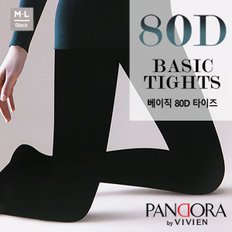 80데니아 베이직 타이즈1매(TS3046/TS3054)팬티스타킹